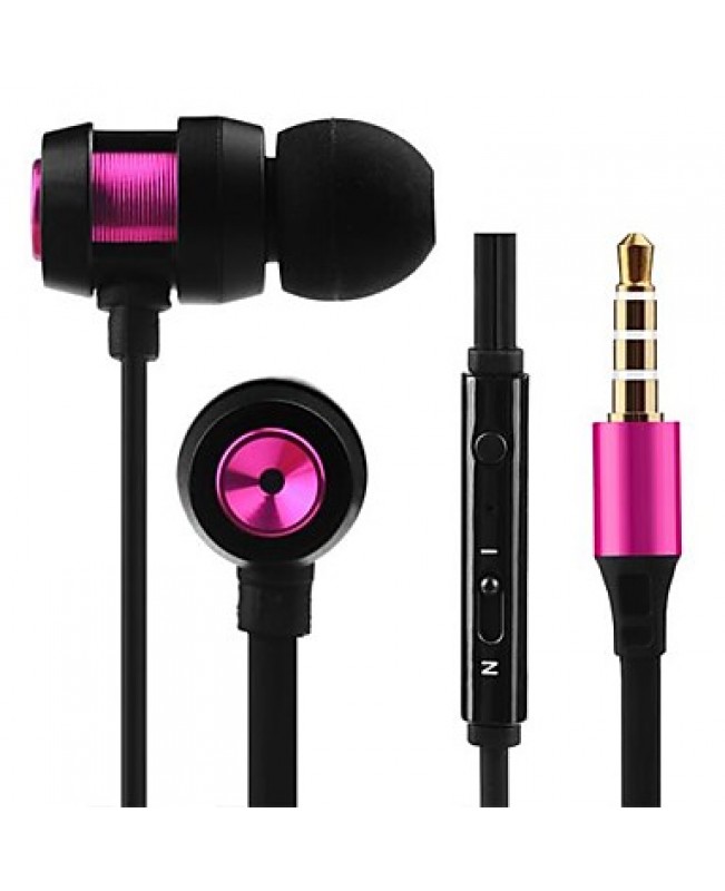  -JL701 3.5mm Noise-Cancelling With Mike Volume Control in-ear Earphone for and Other Phones(Assorted Colors)