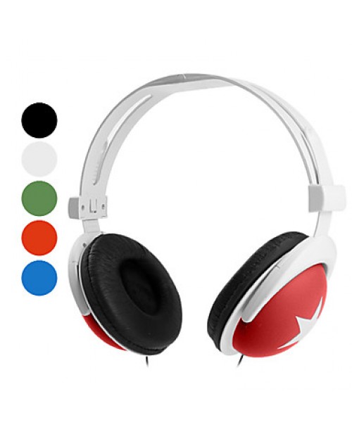 Headphone 3.5mm Over Ear Stereo Volume Control for...