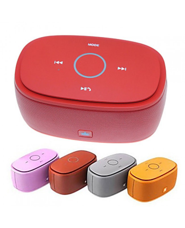 K5 Portable Wireless Bluetooth V3.0 Bass 2-CH Speaker with TF - Pink / Red / Gray /Orange