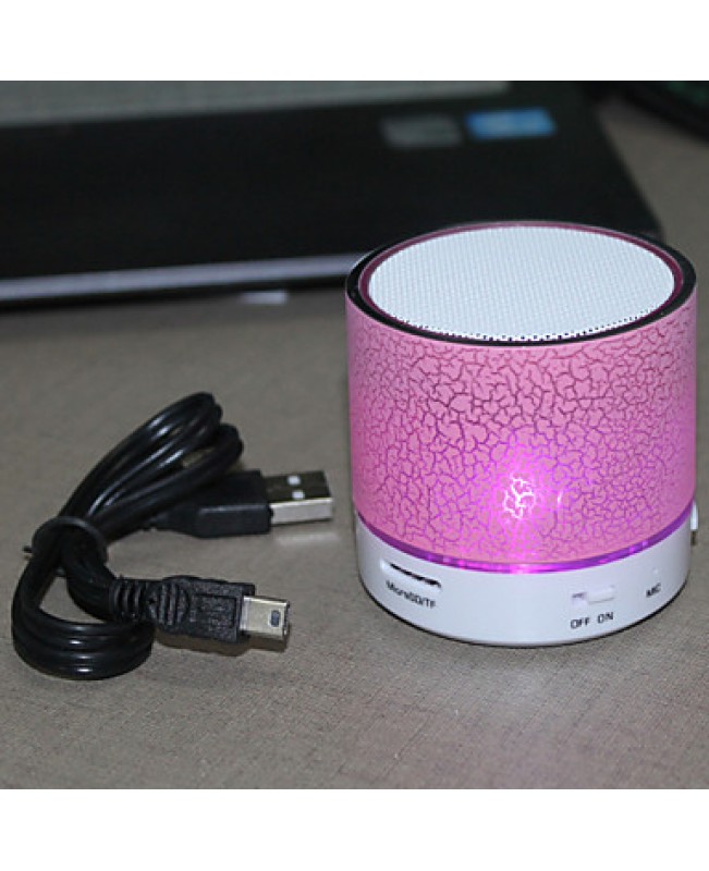 RGB LED MiNi Bluetooth Speaker Micro SD Mic USB AUX Portable Handfree for and Other Cellphone