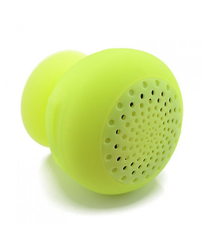 Adsorption Type Waterproof Wireless Bluetooth Speaker Attractive Appearance Multifunction Mini Mushroom (Assorted Colors)