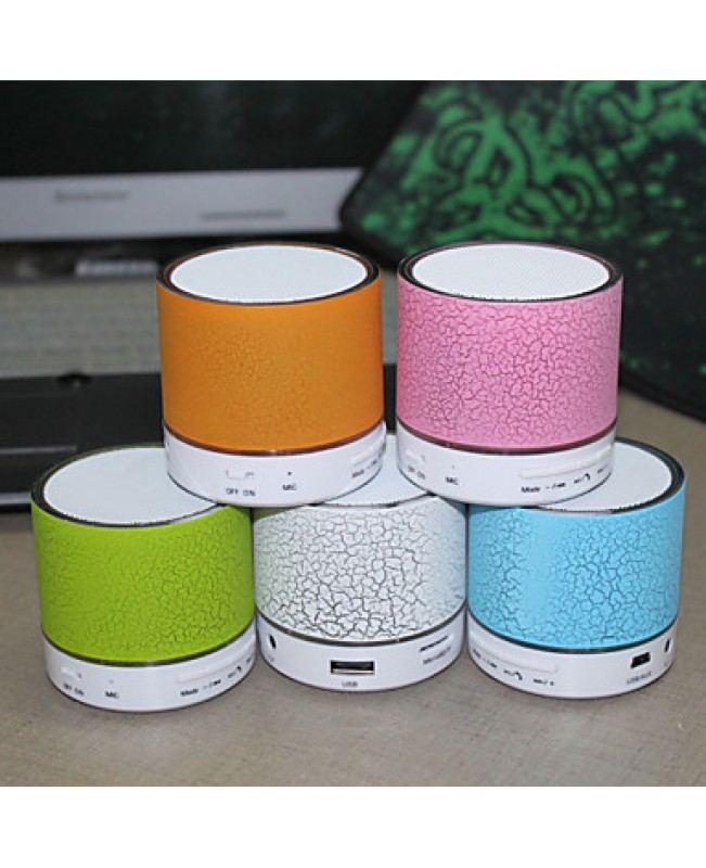 RGB LED MiNi Bluetooth Speaker Micro SD Mic USB AUX Portable Handfree for and Other Cellphone