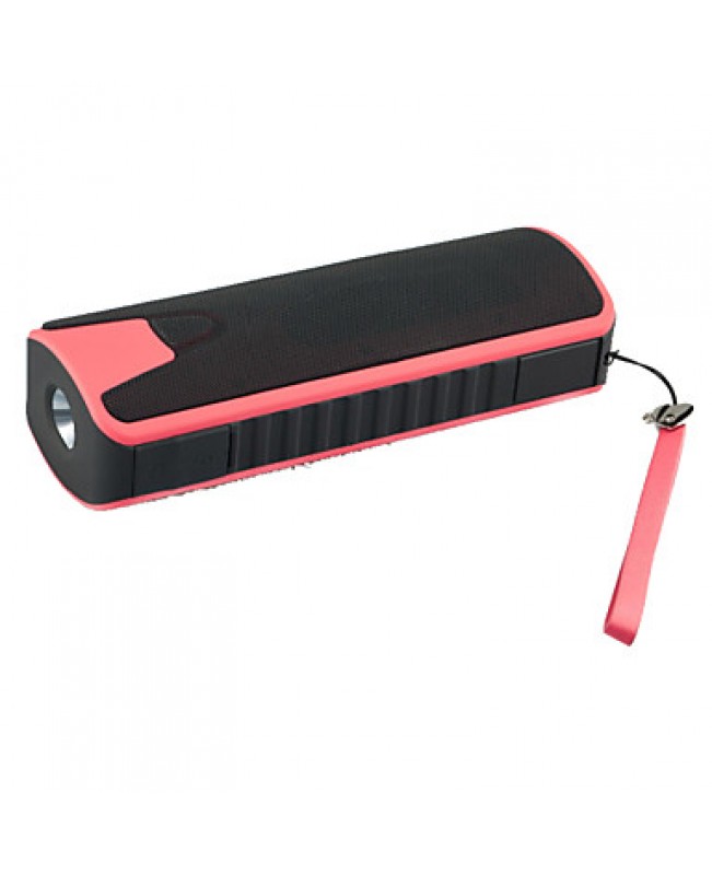 Portable Waterproof Wireless Bluetooth Speaker With 4000mah Power Bank HIFI Portable Speakers Sound Box with LED Light