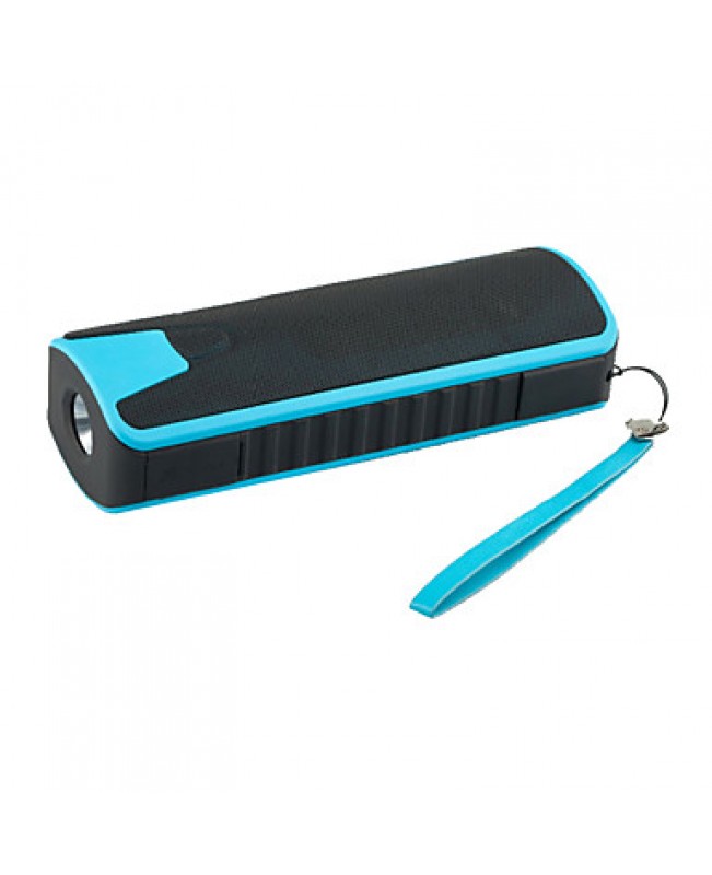 Portable Waterproof Wireless Bluetooth Speaker With 4000mah Power Bank HIFI Portable Speakers Sound Box with LED Light