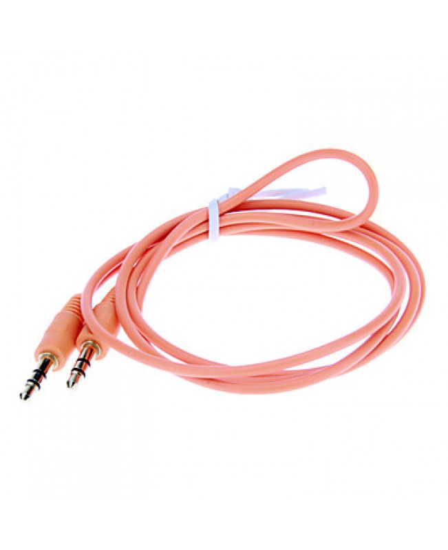 3.5mm Audio Jack Connection Cable(Orange 1.0m)