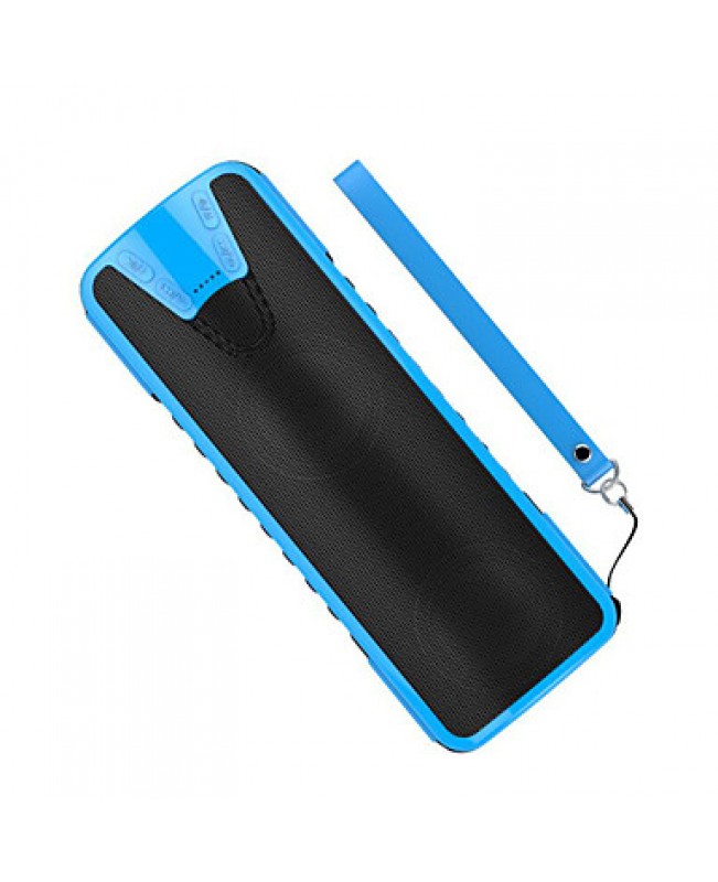 Portable Waterproof Wireless Bluetooth Speaker With 4000mah Power Bank HIFI Portable Speakers Sound Box with LED Light